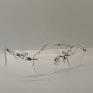 NEW LINE ART CHARMANT XL2168 Rg Rose Gold Tone EYEGLASSES 52-17-135